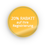 20% Rabatt auf Ihre Registrierung