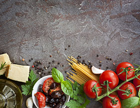 Zutaten zum Kochen als Single